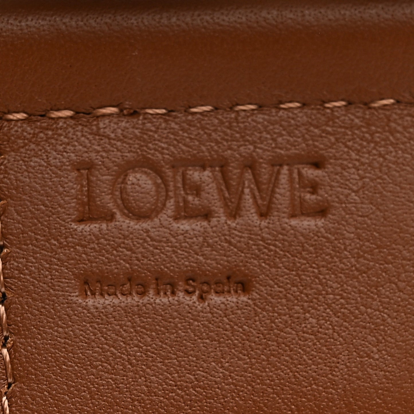 Calfskin Jacquard Anagram Strap Tan Pecan