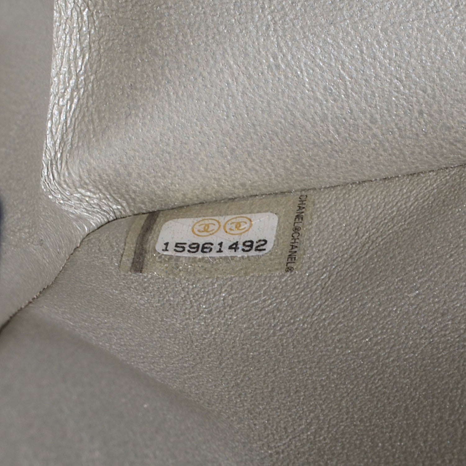 Chanel Iridescent Calfskin Medium Double Flap Light Gold 7 of 8
