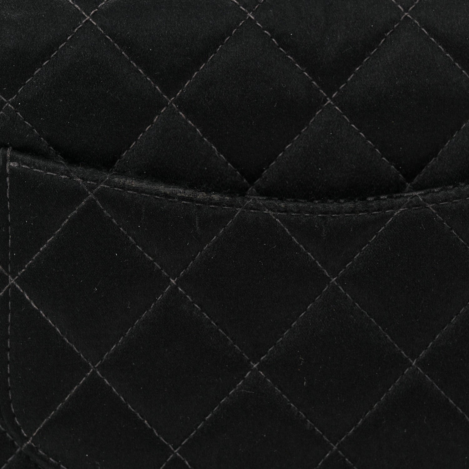Chanel Satin Quilted Mini Square Flap Black 15 of 16