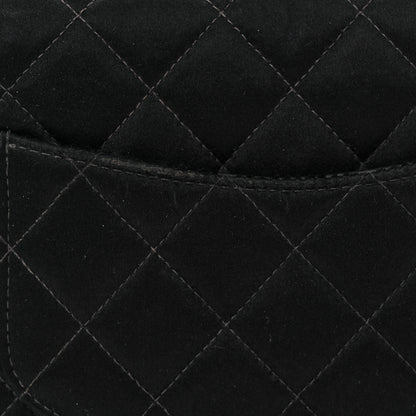 Chanel Satin Quilted Mini Square Flap Black 15 of 16