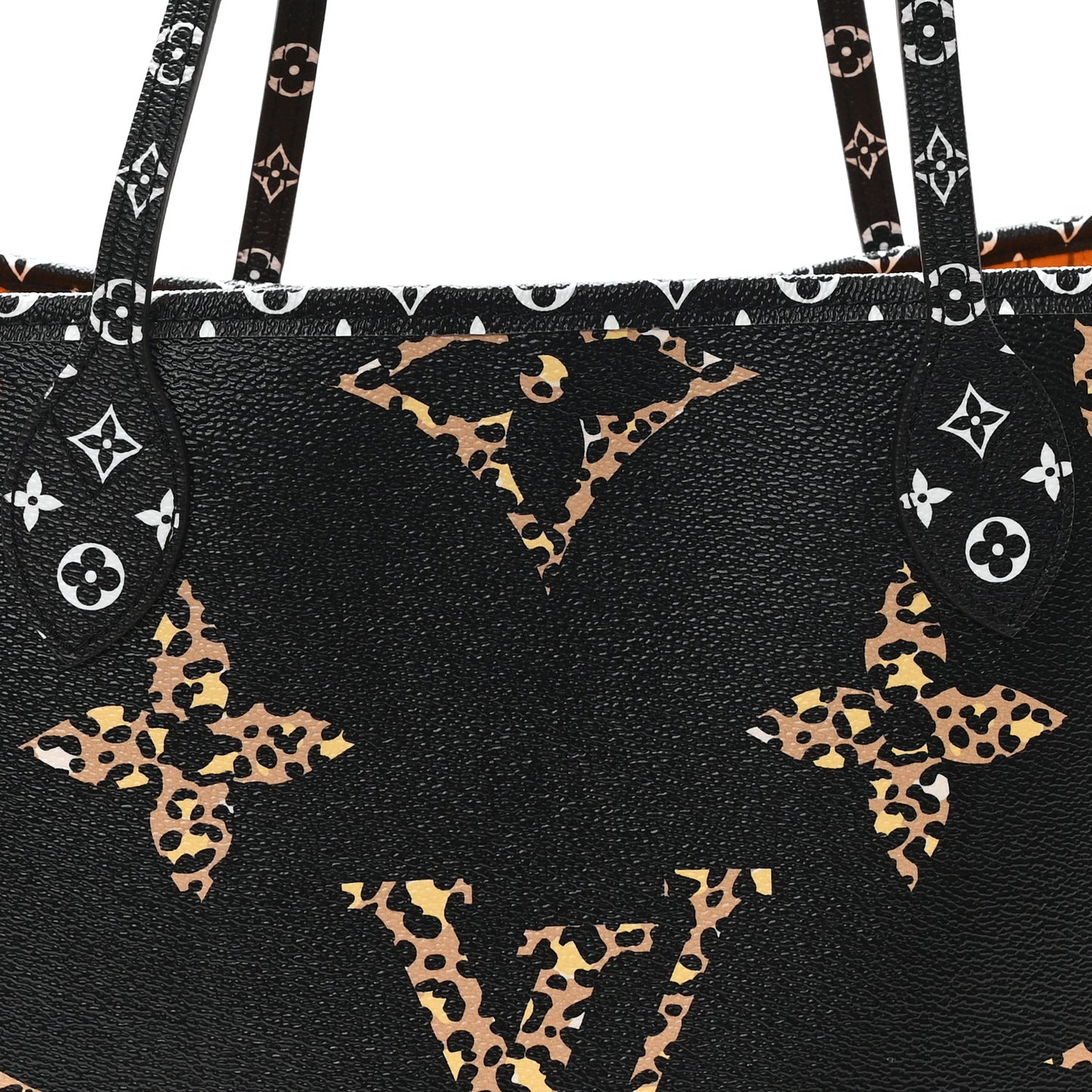Monogram Giant Jungle Neverfull MM Black