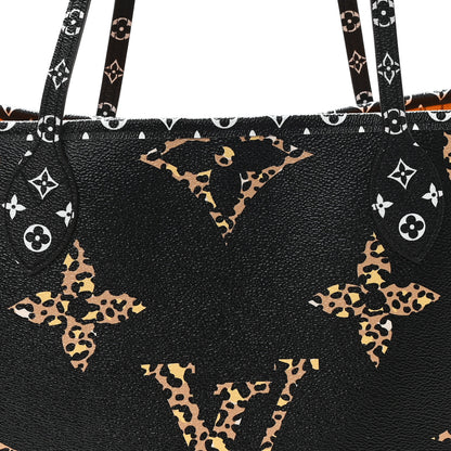 Louis Vuitton Monogram Giant Jungle Neverfull MM Black 9 of 11