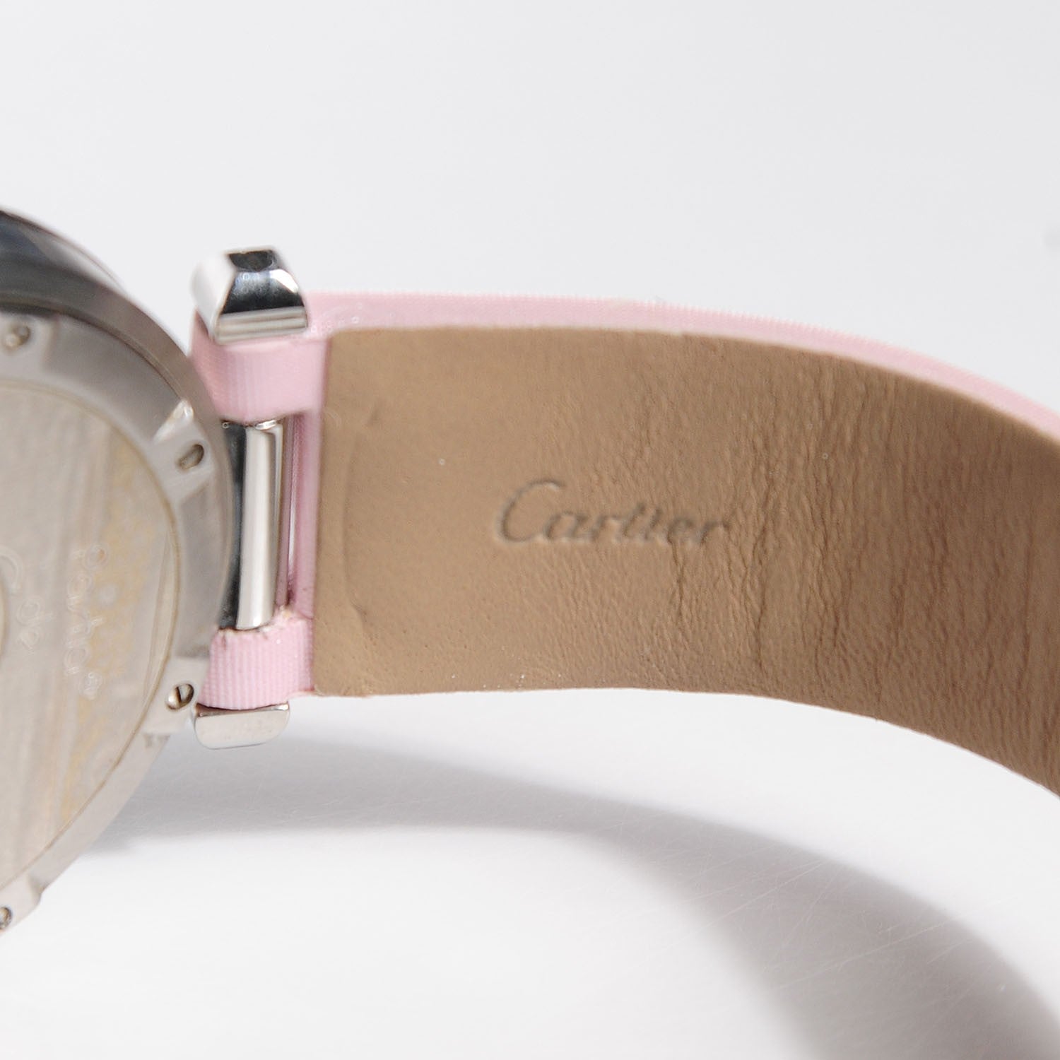 Cartier Stainless Steel Satin Mother of Pearl 35mm Miss Pasha Automatic Watch Pink 4 of 9