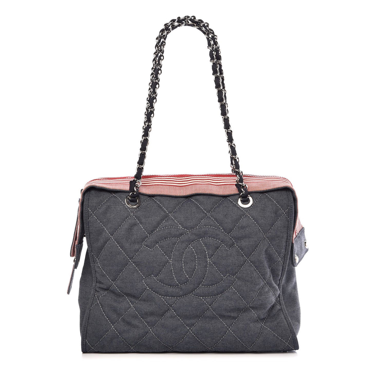 Denim Quilted CC Bag Blue