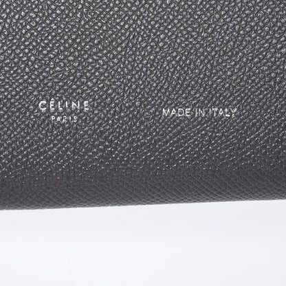 Celine Grained Sleek Calfskin Large Multifunction Strap Wallet Grey 6 of 7
