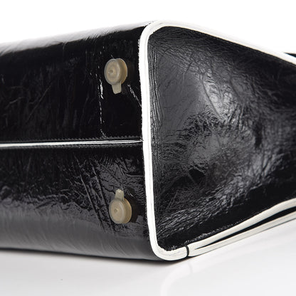 Christian Dior Crinkled Calfskin Medium Diorever Flap Black 11 of 11