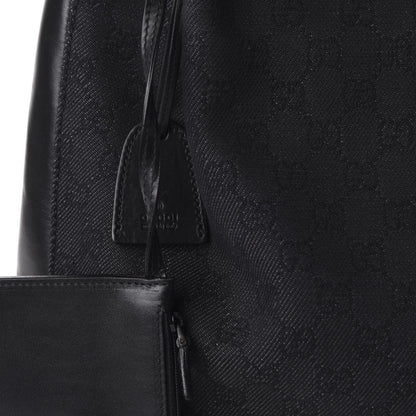 Gucci Denim Monogram Tote Black 8 of 8