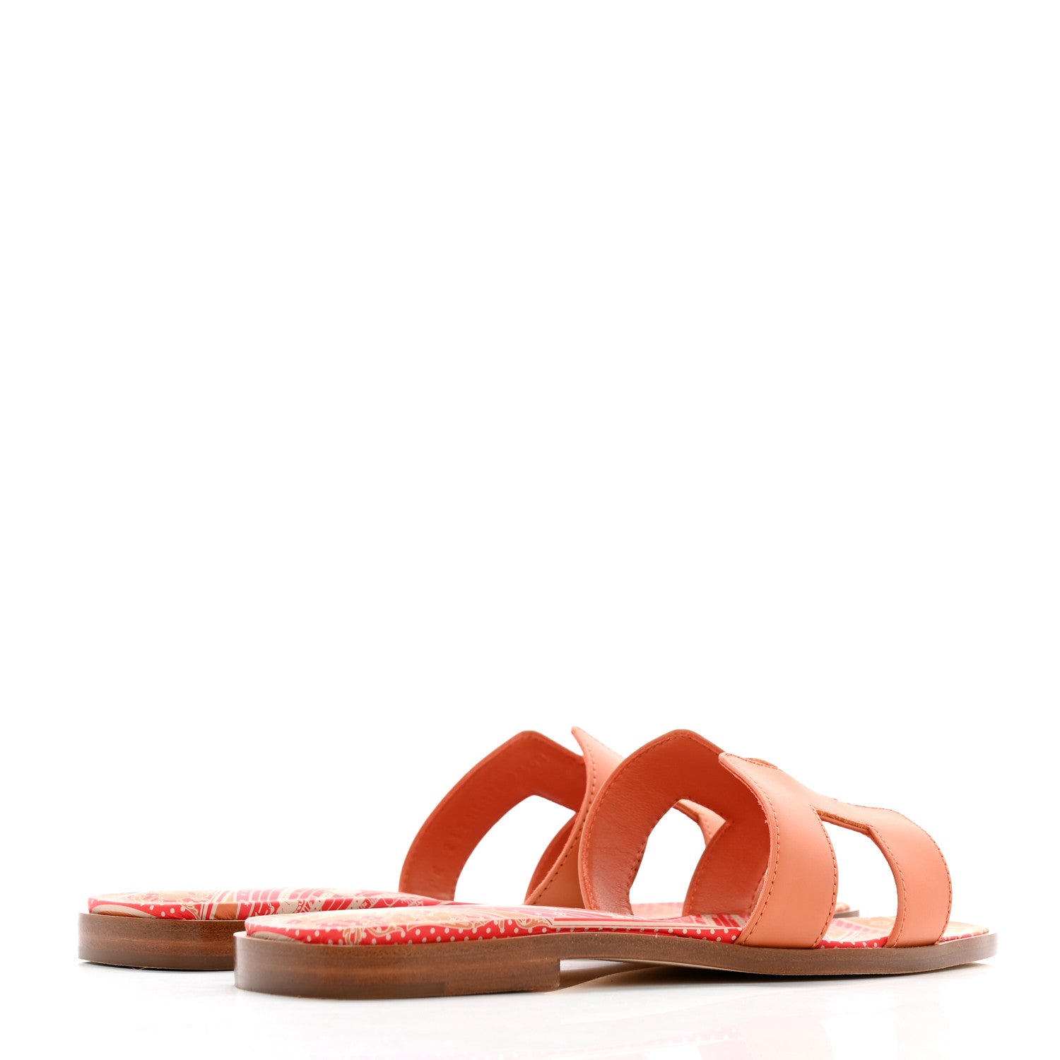 Hermes Calfskin Oran Sandals 36 Orange Terracotta 4 of 11