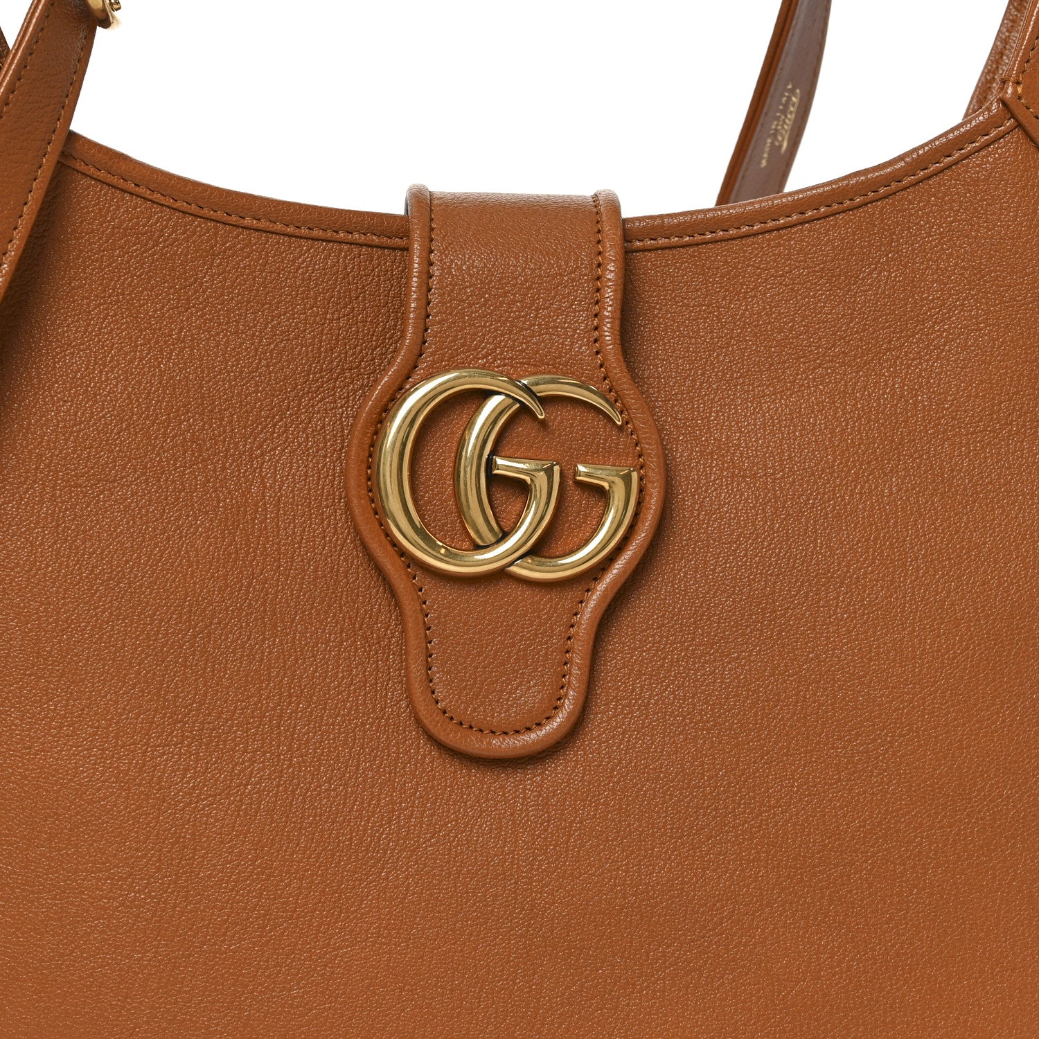 Gucci Goatskin Medium Aphrodite Shoulder Bag Tan 8 of 10