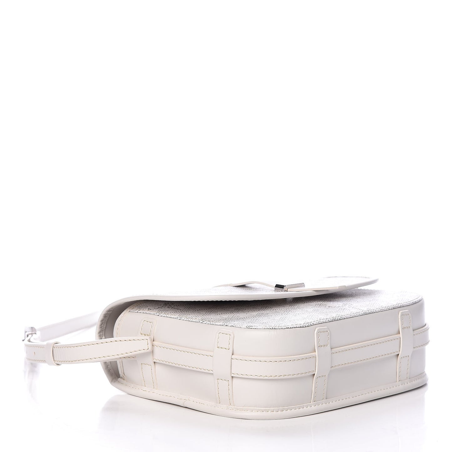 Goyardine Belvedere II PM Messenger Bag White