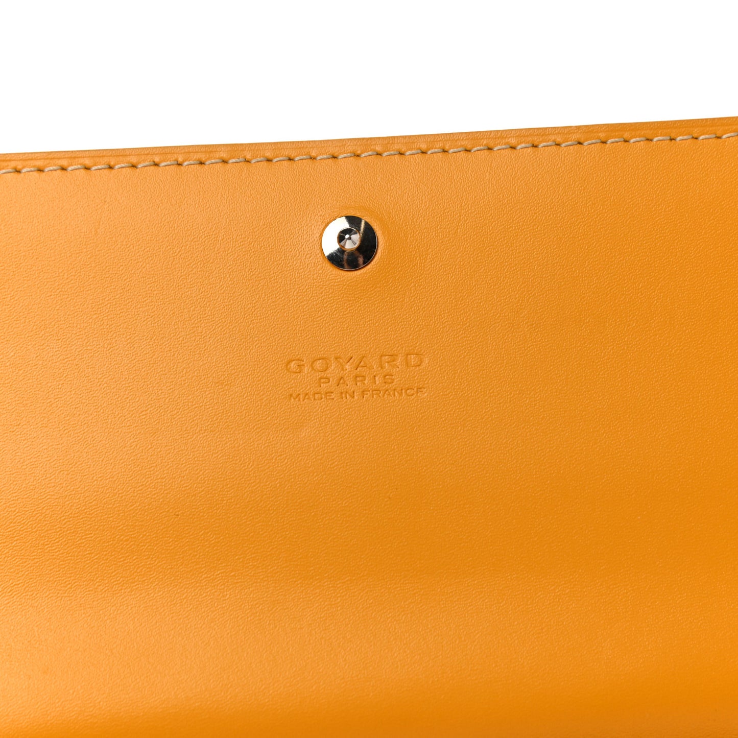 Goyardine Varenne Long Wallet Yellow