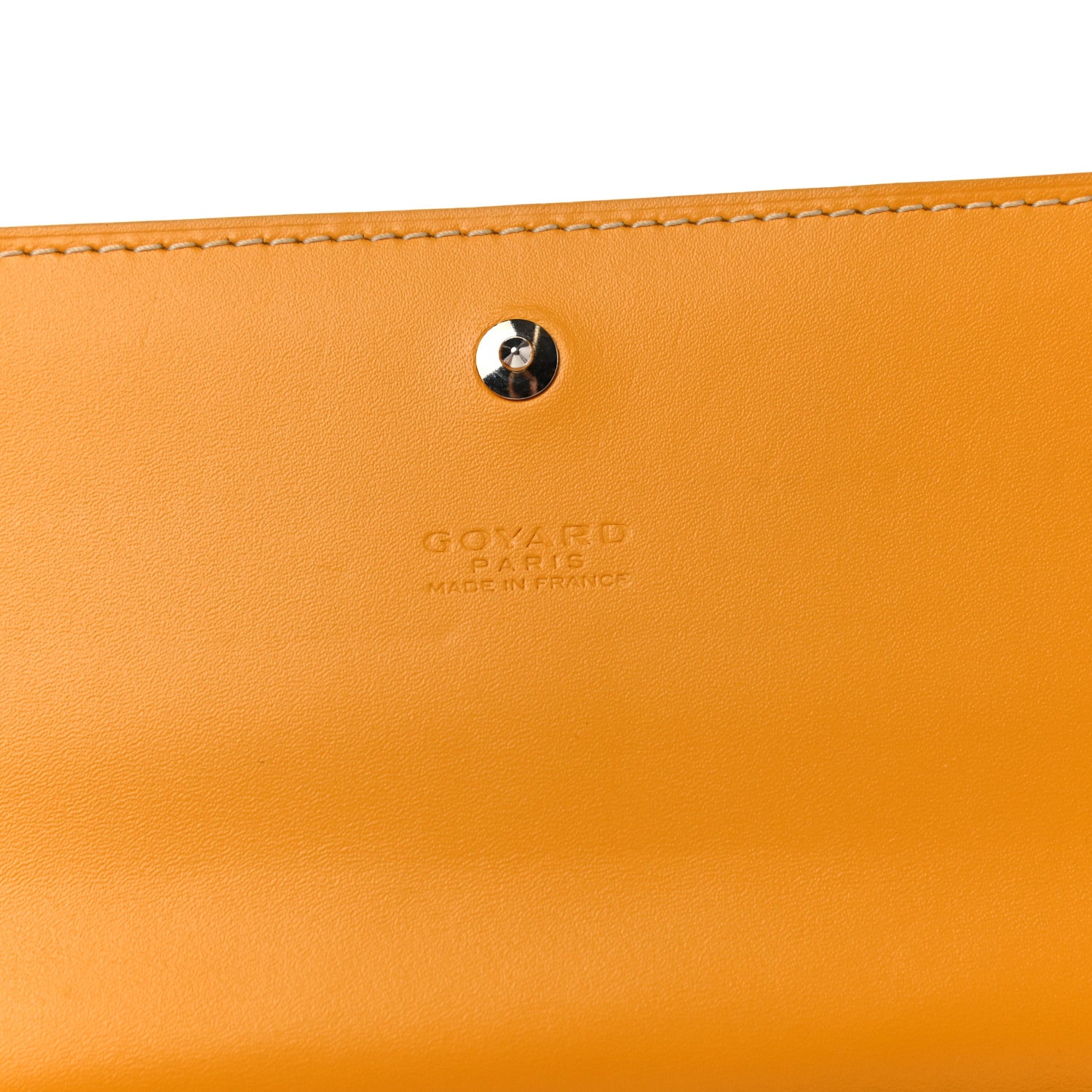 Goyard Goyardine Varenne Long Wallet Yellow 6 of 7