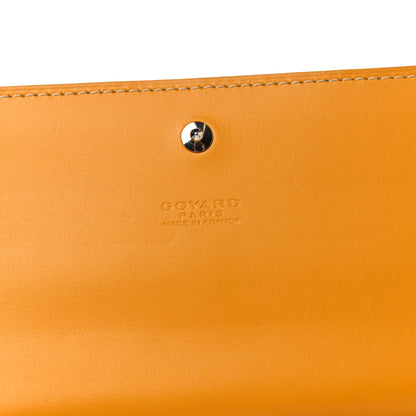 Goyard Goyardine Varenne Long Wallet Yellow 6 of 7