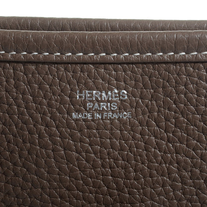 Hermes Taurillon Clemence Evelyne III GM Etoupe 7 of 16
