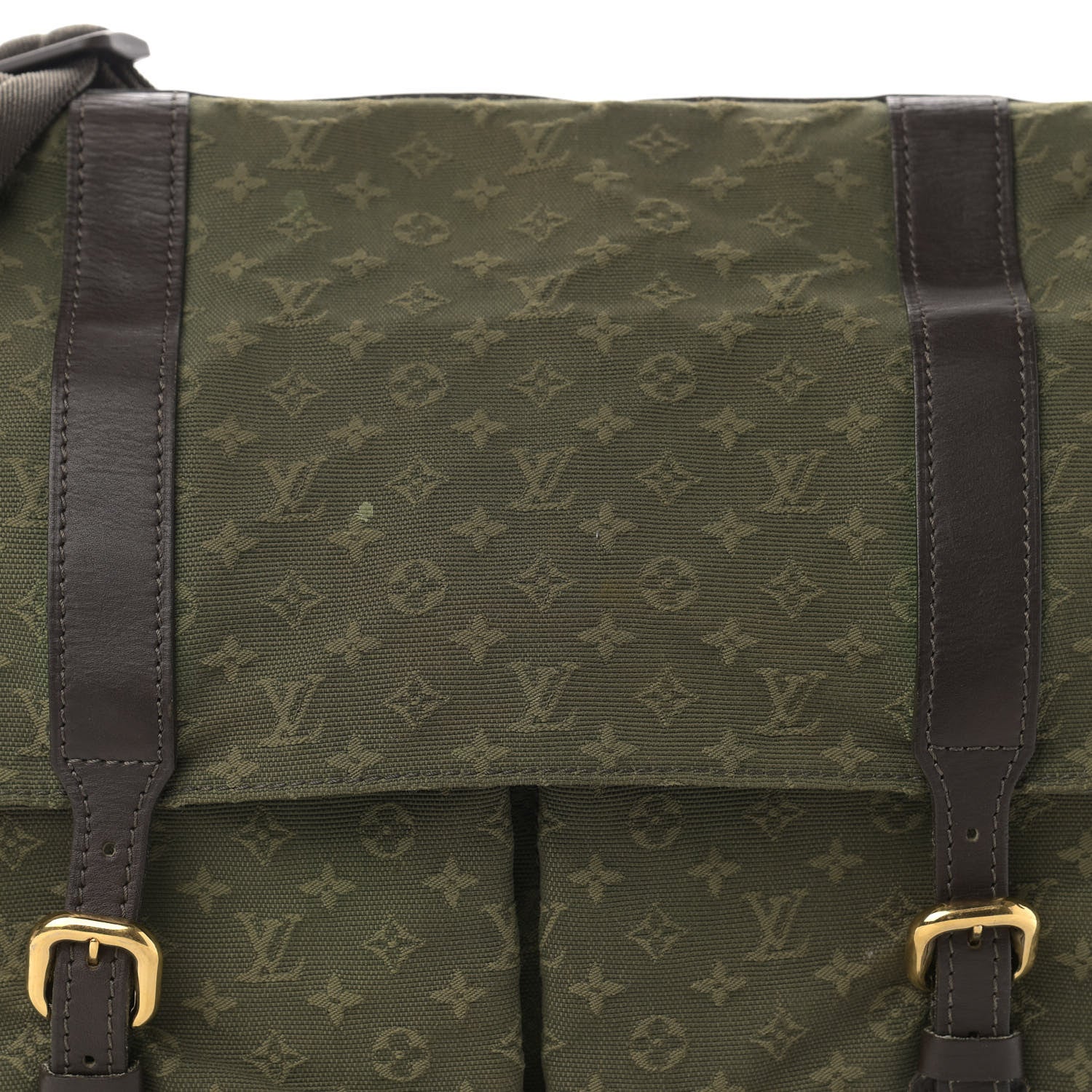 Louis Vuitton Mini Lin Sac a Langer Diaper Bag Kaki 9 of 17