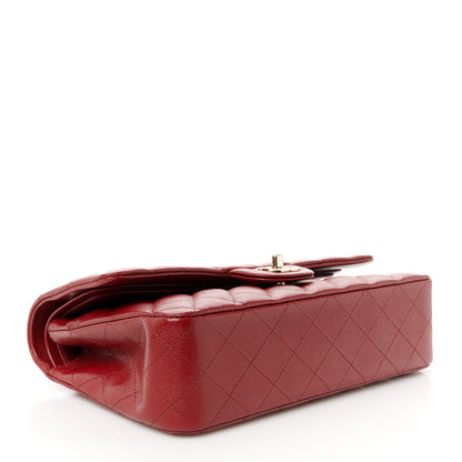 Chanel Caviar Quilted Medium Double Flap Burgundy 4 of 11