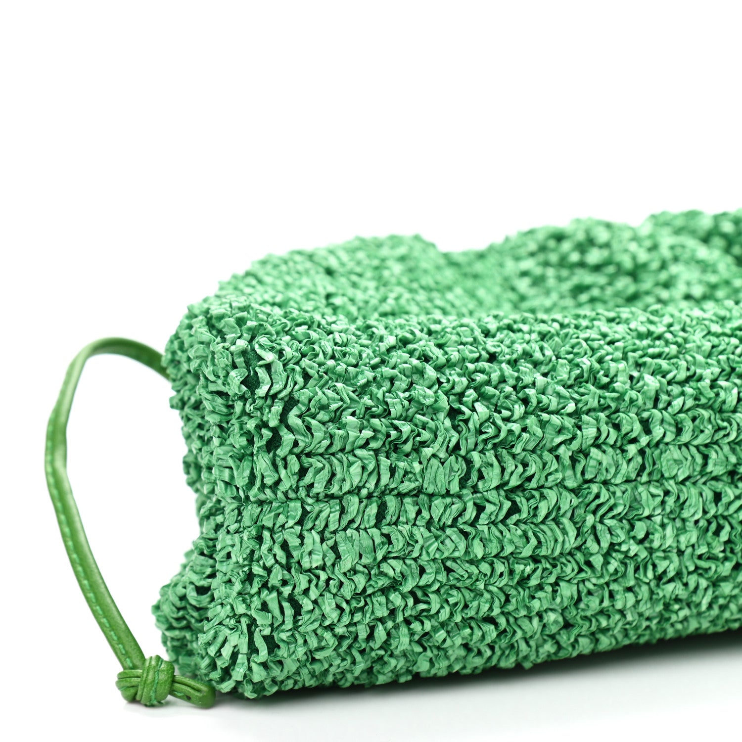 Bottega Veneta Boucle Curly Raffia The Mini Pouch Parakeet 9 of 10