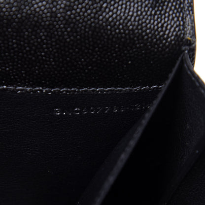 Saint Laurent Grain De Poudre Uptown Chain Wallet Black 10 of 11