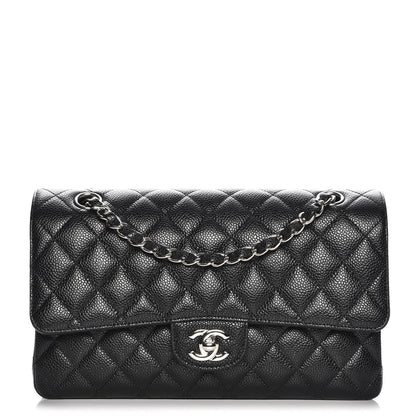 Chanel Caviar Quilted Medium Double Flap Black 1 of 9