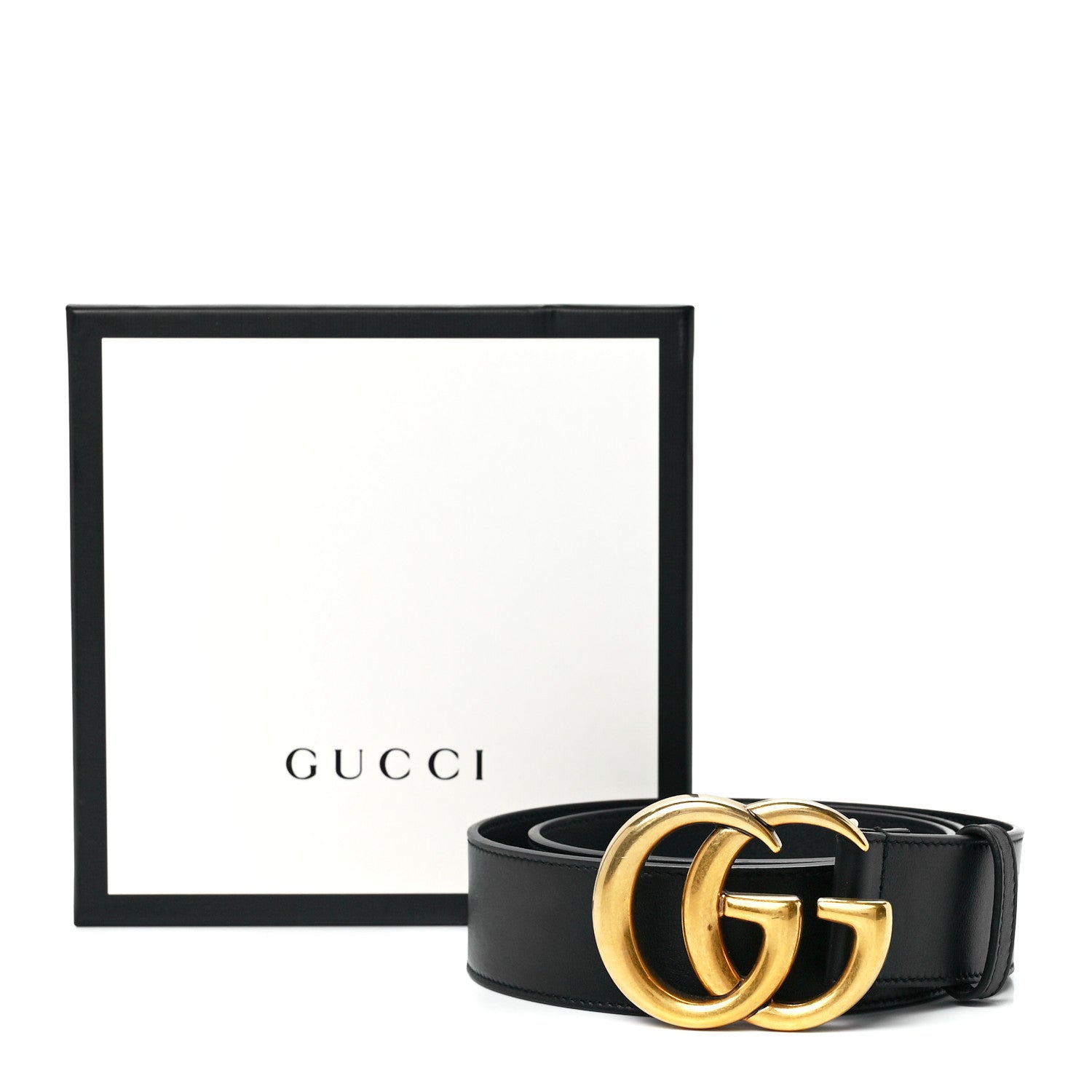 Gucci Calfskin Double G 40mm Belt 90 36 Black 5 of 5
