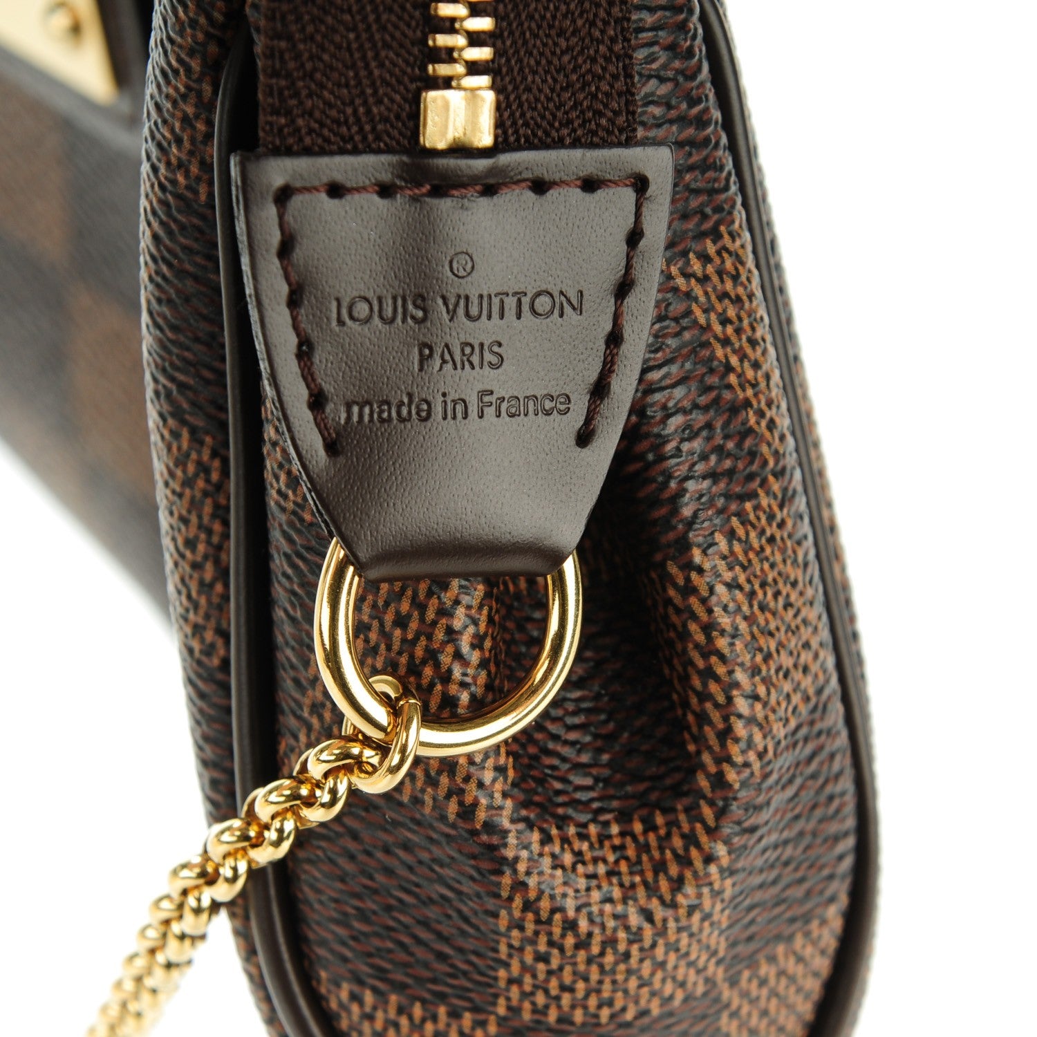 Louis Vuitton Damier Ebene Eva Clutch 6 of 7