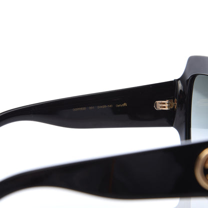 Gucci Acetate Square Frame Sunglasses GG0053S Black 6 of 8