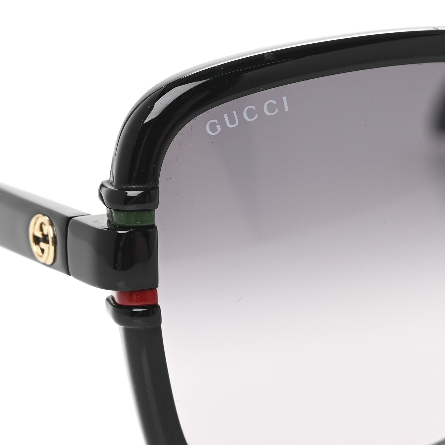 Gucci Acetate Interlocking G Square Sunglasses GG1066S Black 7 of 7