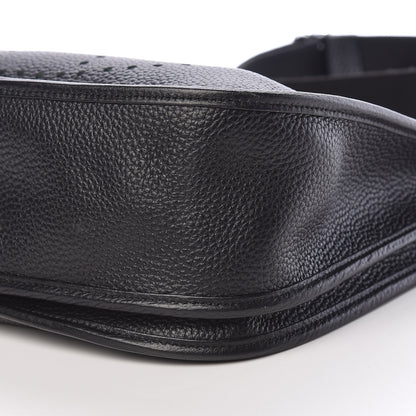 Hermes Taurillon Clemence Evelyne III PM Black 10 of 10