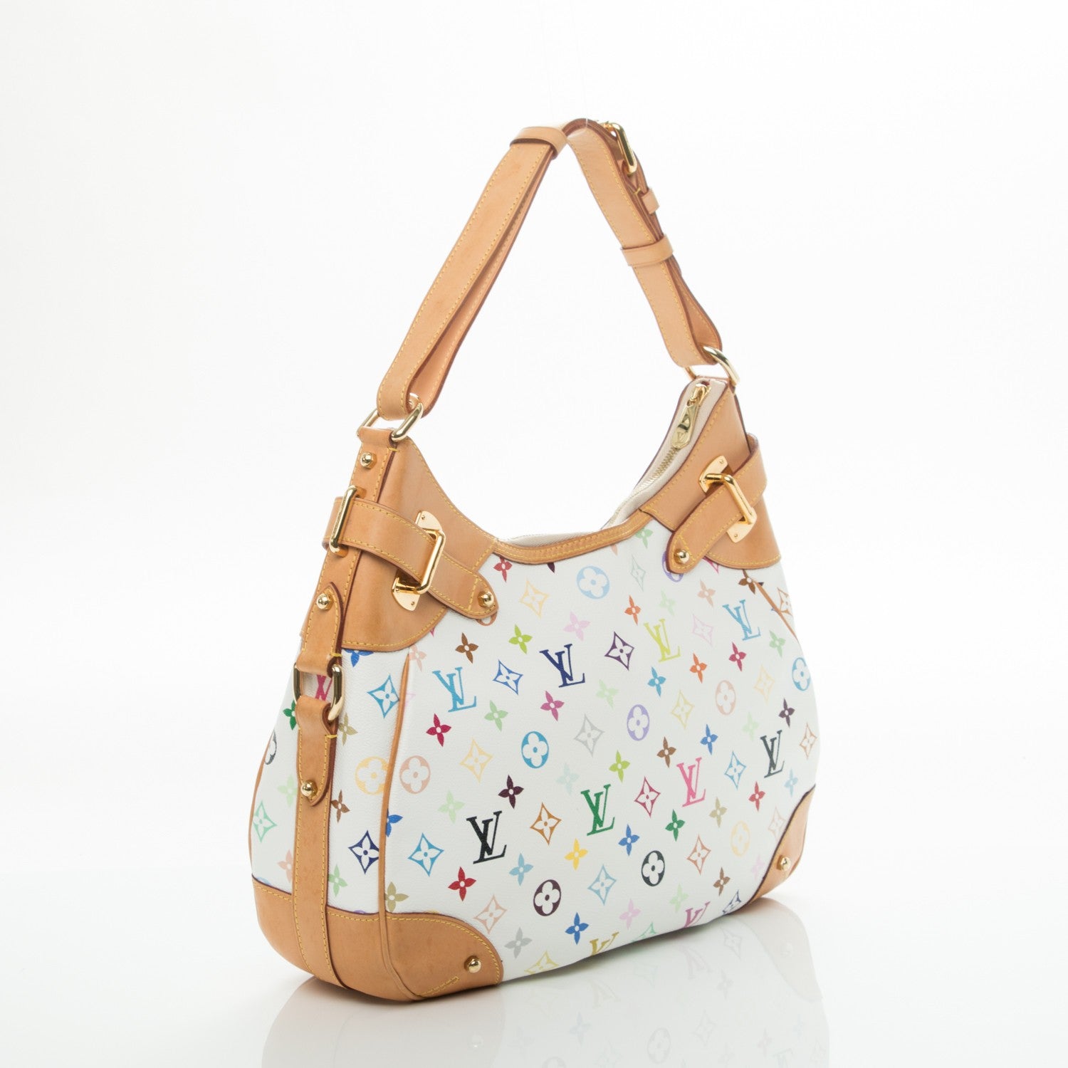 Louis Vuitton Monogram Multicolor Greta White 3 of 7