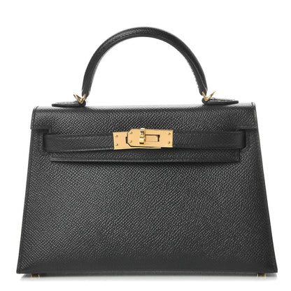 Hermes Epsom Mini Kelly Sellier 20 Black 1 of 29