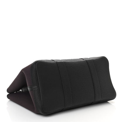 Hermes Toile Negonda Garden Party Tote 36 MM Prunoir Black 4 of 10