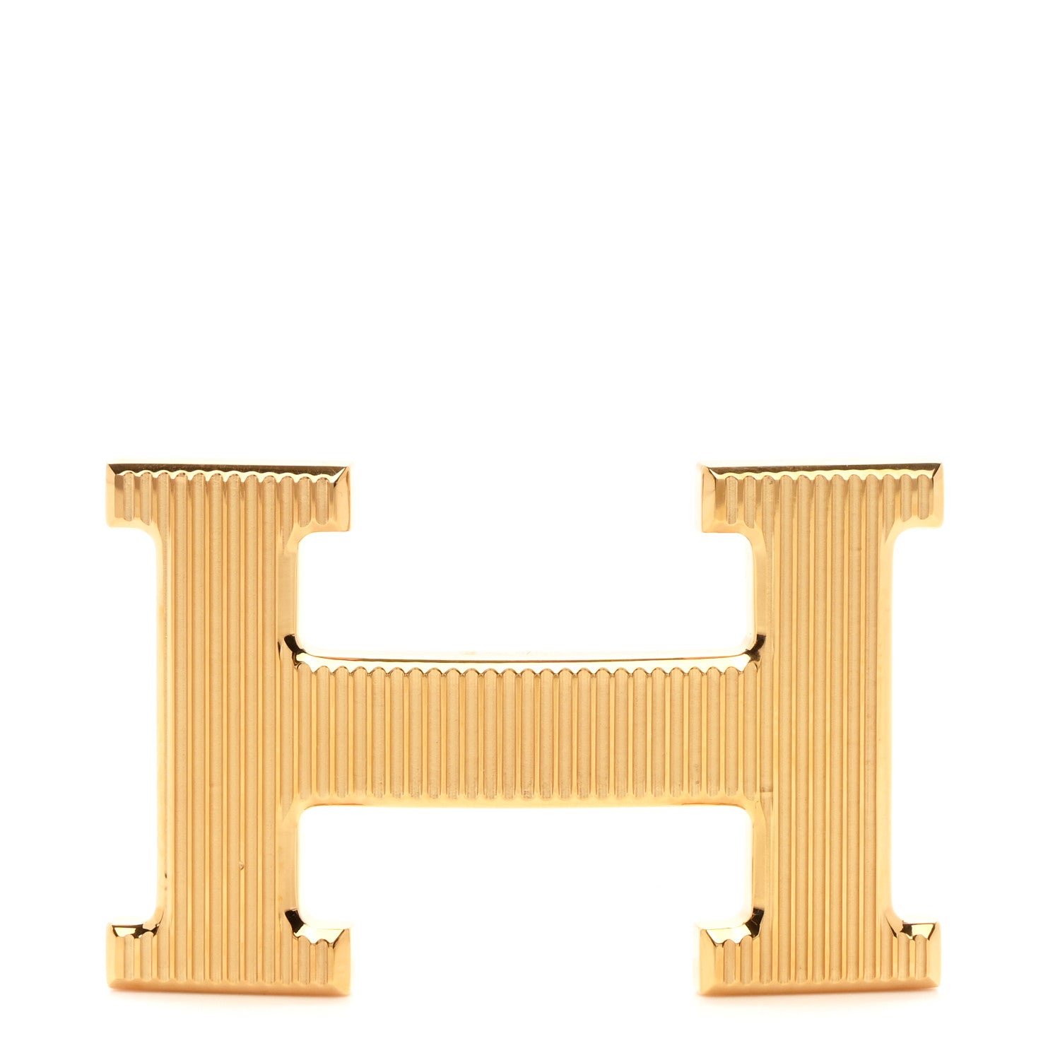 Hermes Strie 32mm H Belt Buckle Gold 1 of 4