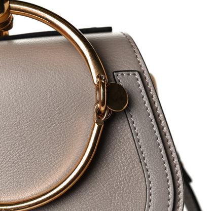 Chloe Calfskin Suede Small Nile Bracelet Bag Motty Grey 12 of 25