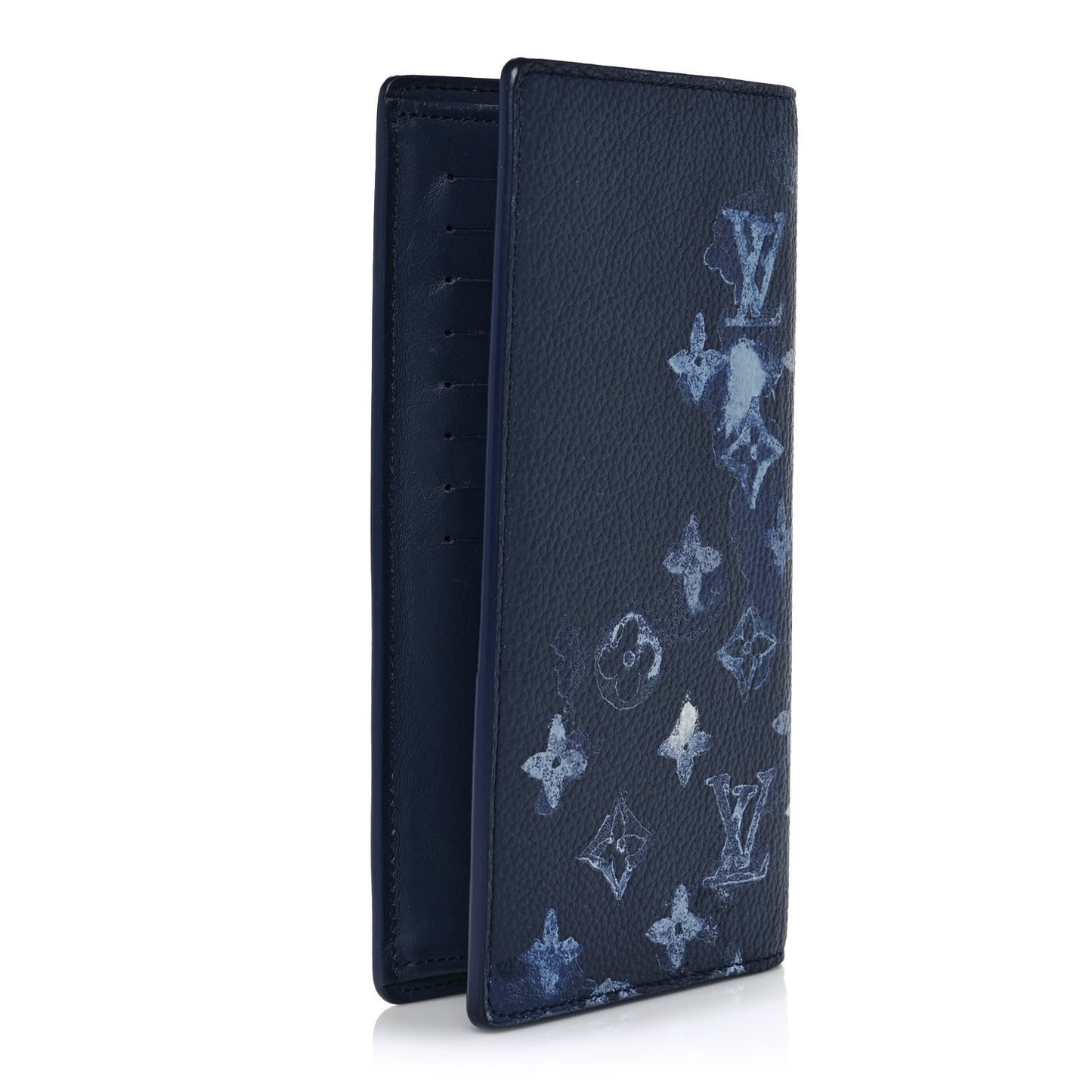 Monogram Ink Watercolor Brazza Wallet