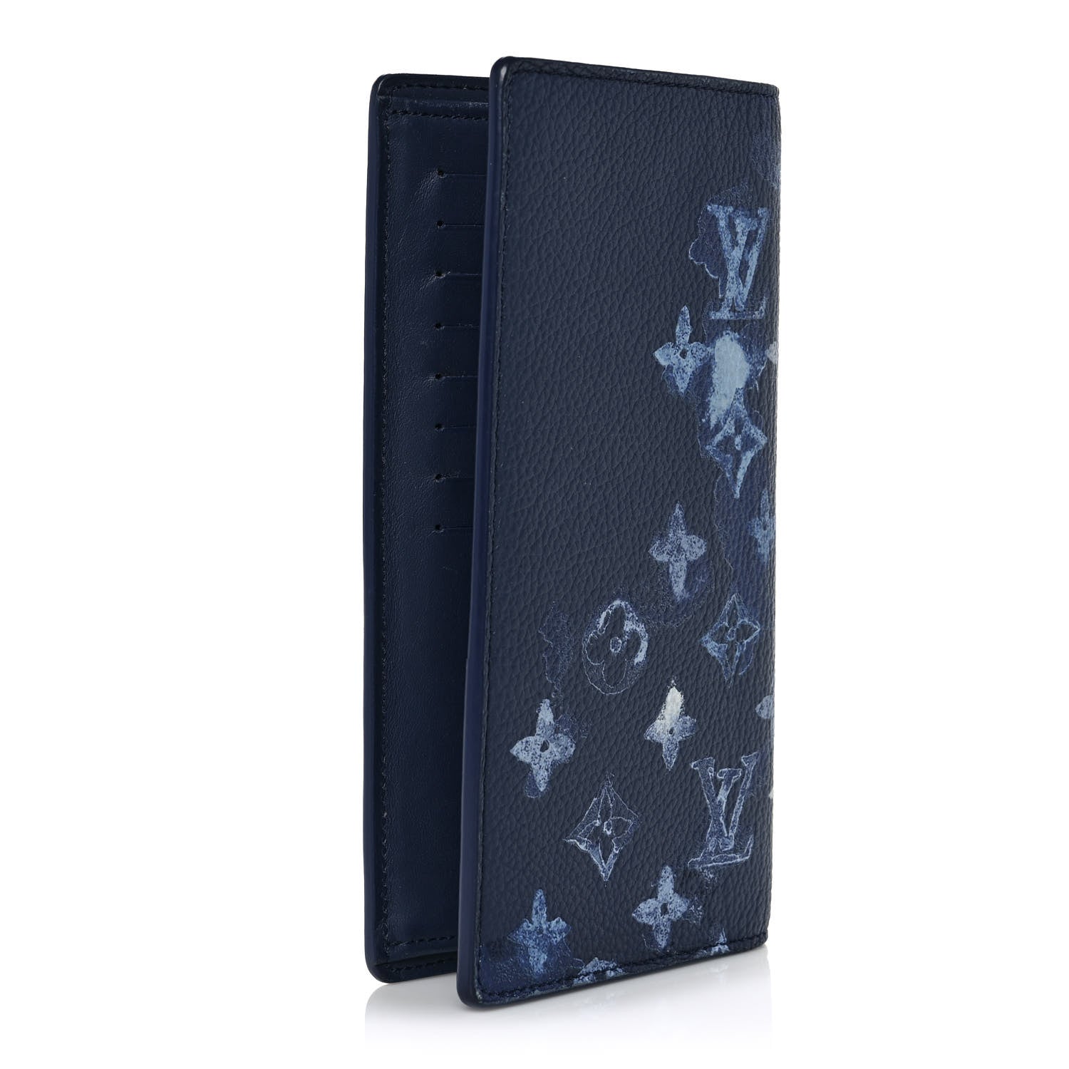Louis Vuitton Monogram Ink Watercolor Brazza Wallet 3 of 9