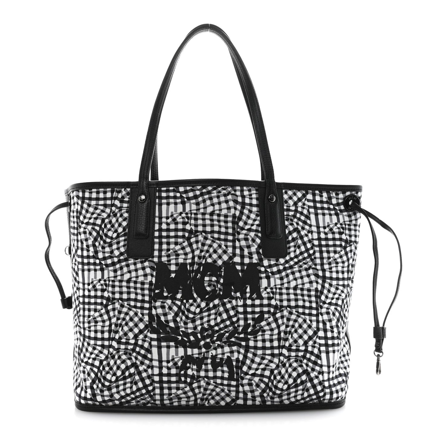 Visetos Medium Liz Reversible Shopper Tote Black
