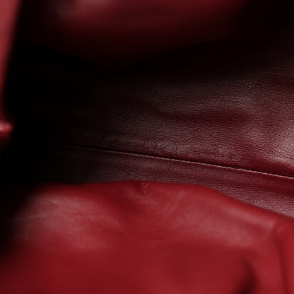 Bottega Veneta Smooth Butter Calf The Pouch Oversized Clutch Bordeaux 5 of 10