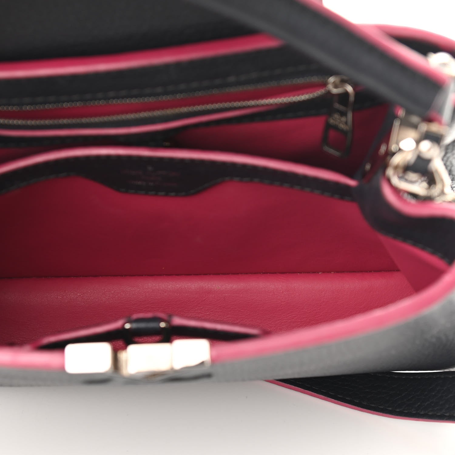 Louis Vuitton Taurillon Capucines PM Black 6 of 12