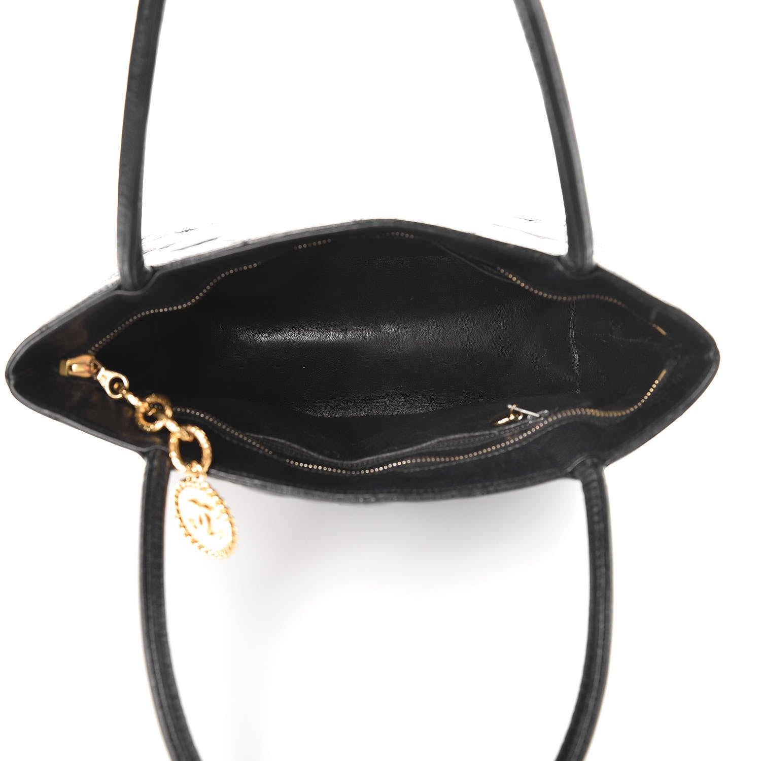Chanel Caviar Quilted Medallion Tote Black 9 of 12