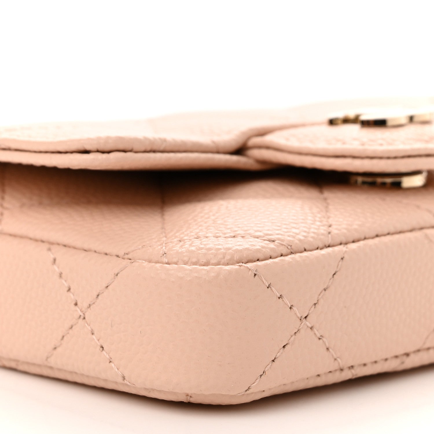 Chanel Caviar Quilted Mini Chain Belt Bag Light Beige 9 of 10