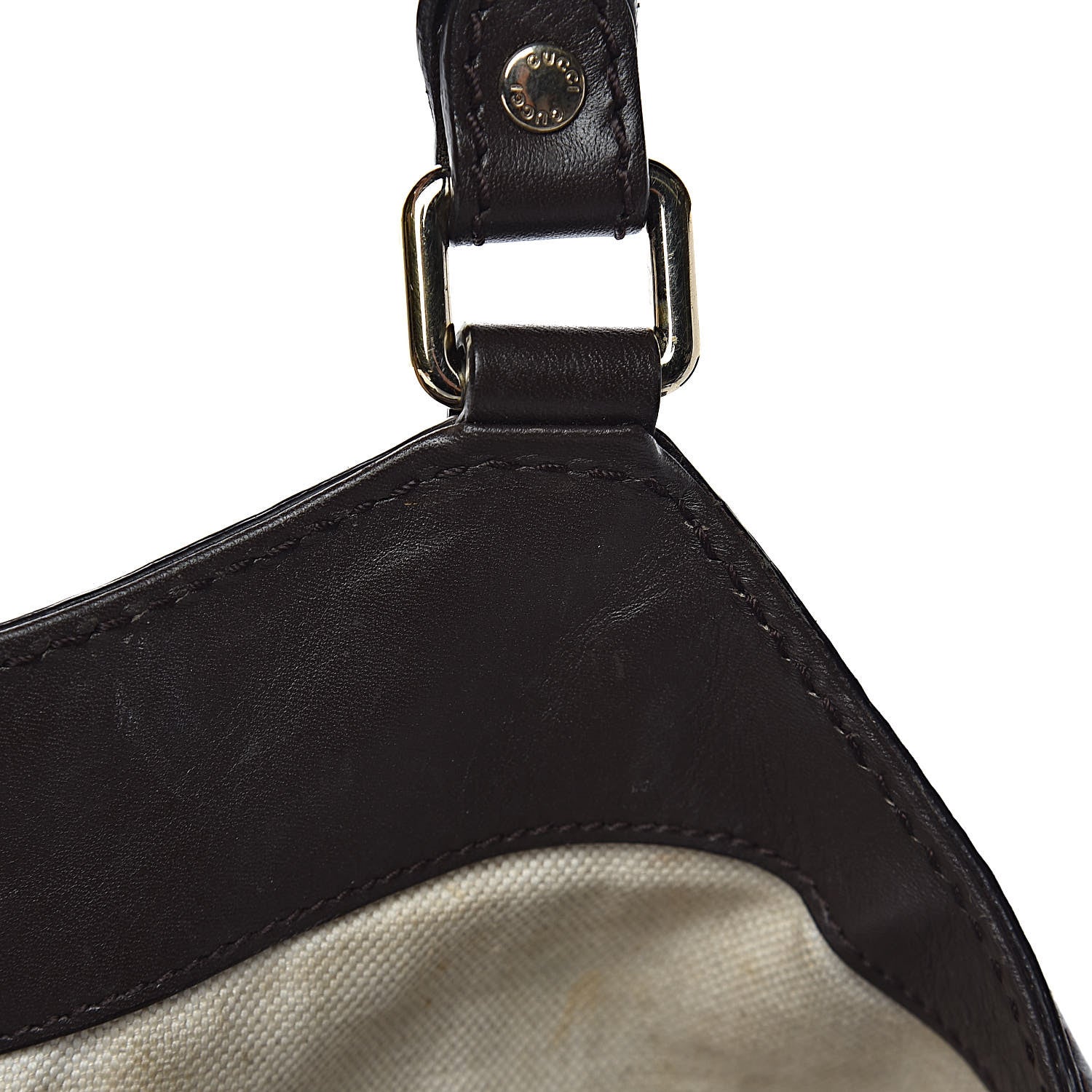Gucci Monogram Large Sukey Tote Dark Brown 14 of 23