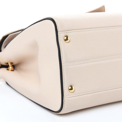 Louis Vuitton Grained Calfskin Monogram Double V Creme 7 of 8