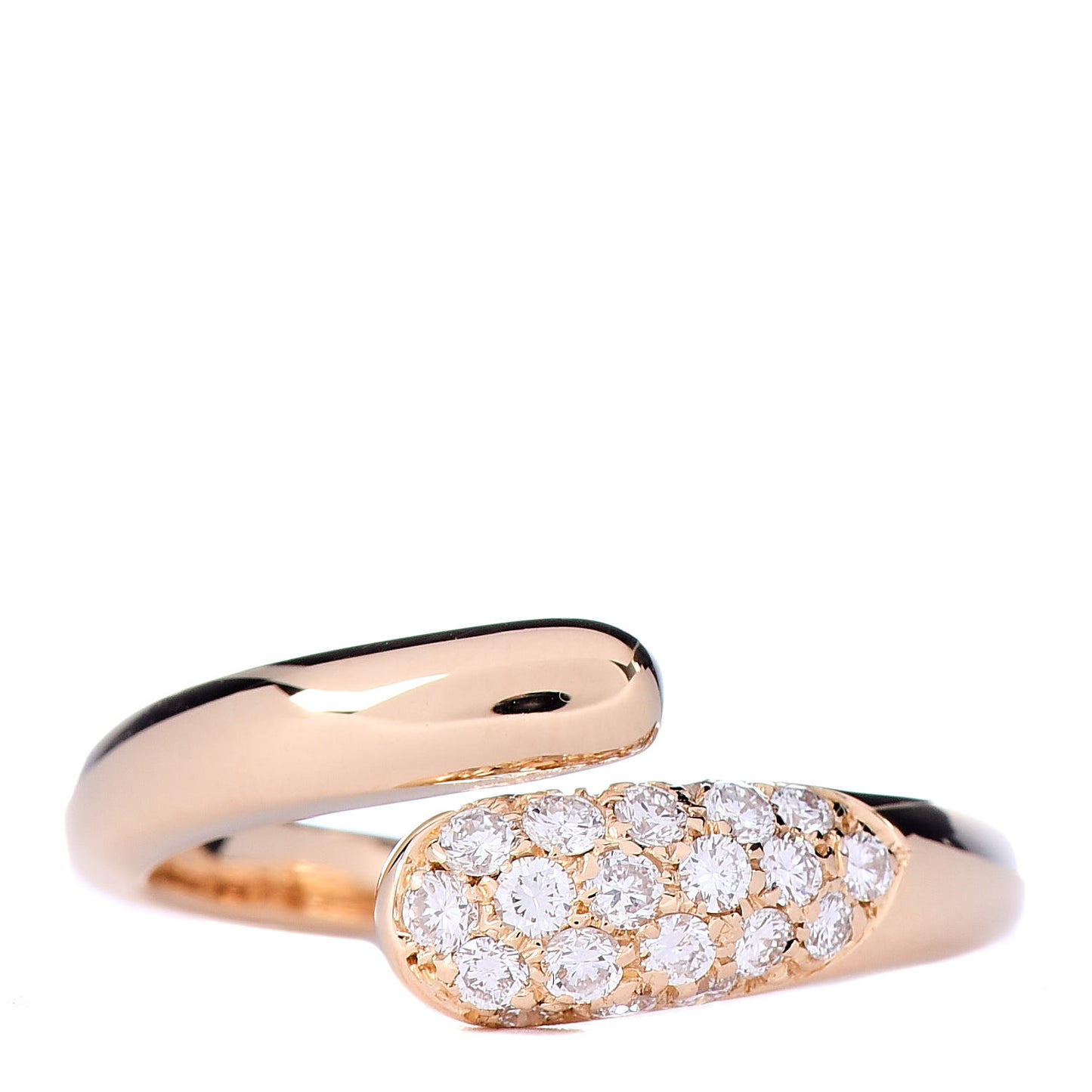 18K Yellow Gold Diamond Astrea Wrap Ring 53 6.25