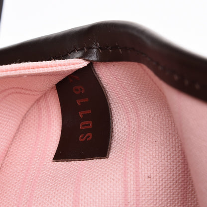 Louis Vuitton Damier Ebene Neo Neverfull MM Rose Ballerine 8 of 9