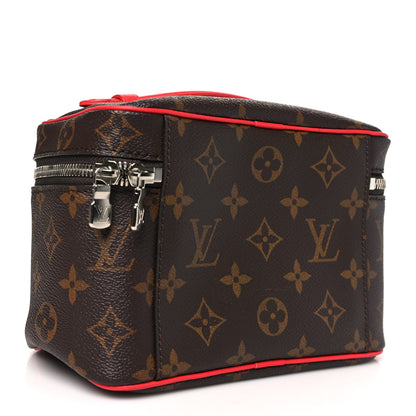 Louis Vuitton Monogram Macassar Nice Mini Rouge 3 of 7