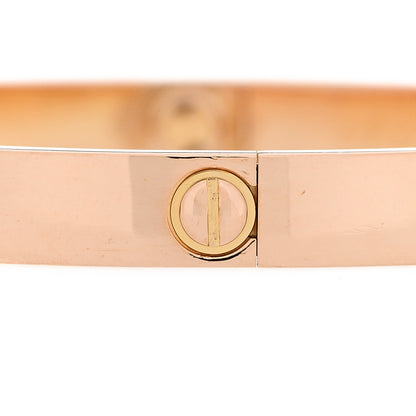 Cartier 18K Pink Gold LOVE Bracelet 18 7 of 10