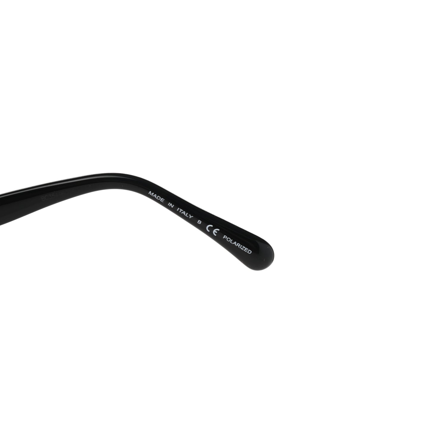 Acetate Strass Polarized Square Sunglasses 5422-B Black