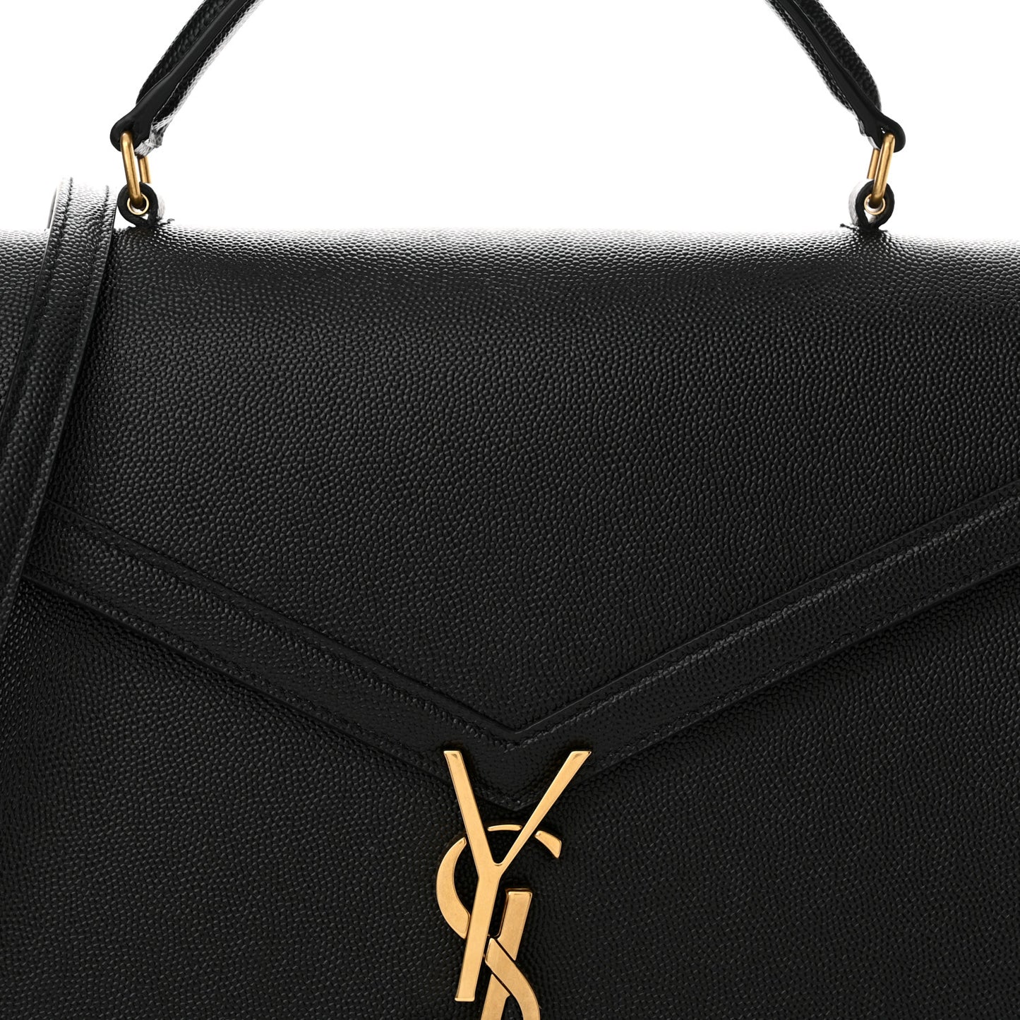 Grain de Poudre Medium Classic Monogram Cassandra Top Handle Black