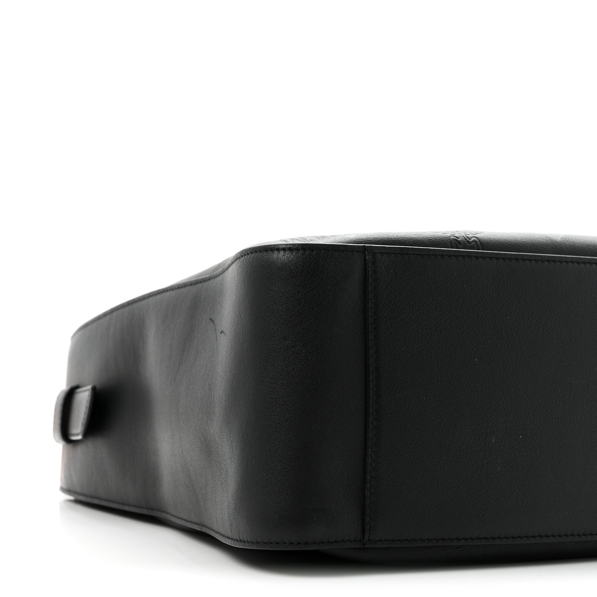 Calfskin Ottomar Monogram Large Aren Flap Hobo Black