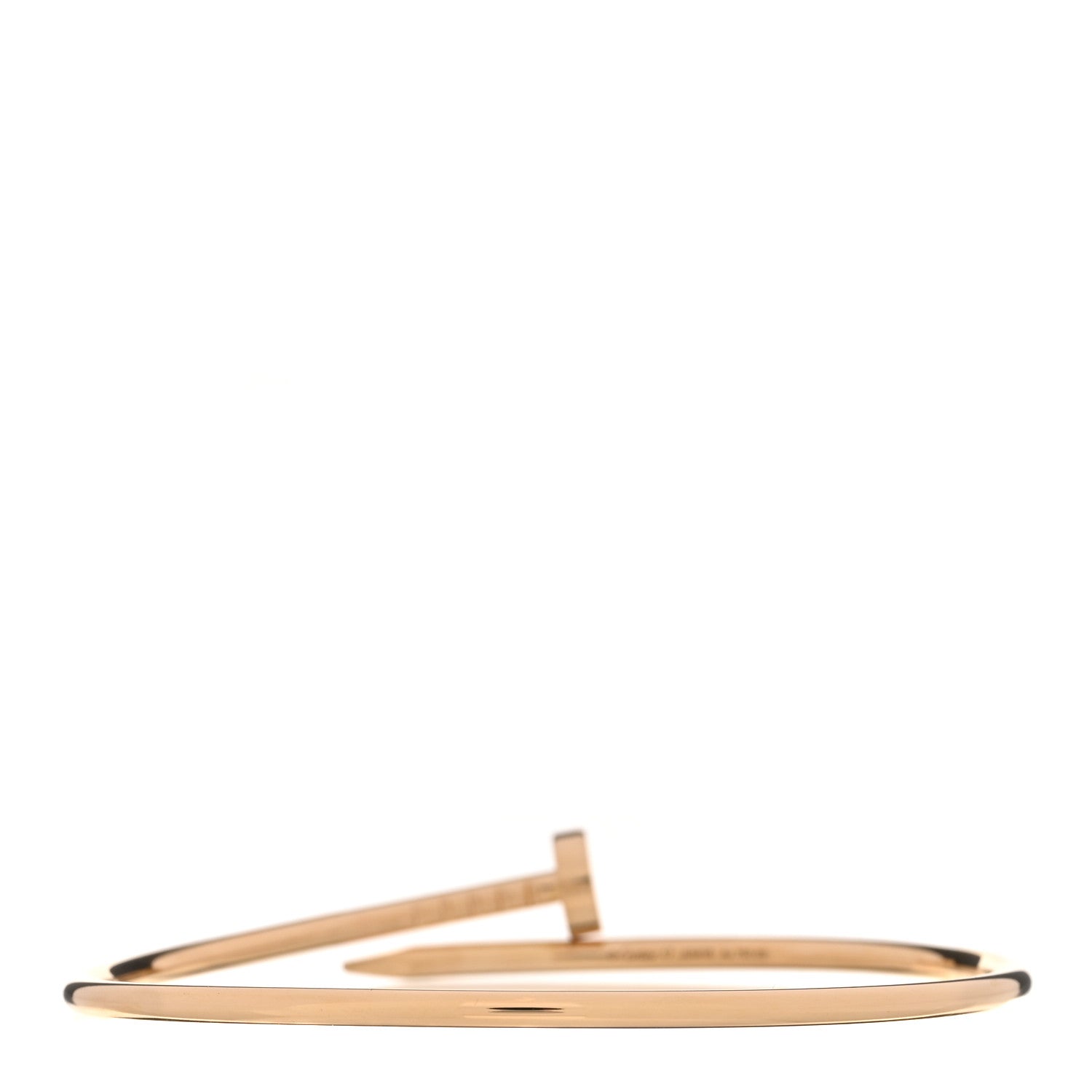 Cartier 18K Yellow Gold Small Juste Un Clou Bracelet 17 2 of 5